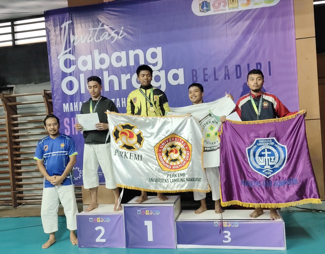 PERWAKILAN MAHASISWA UNIVERSITAS METHODIST INDONESIA MENDAPAT PIAGAM PENGHARGAAN DARI DINAS PEMUDA DAN OLAHRAGA PROVINSI DKI JAKARTA SEBAGAI JUARA III